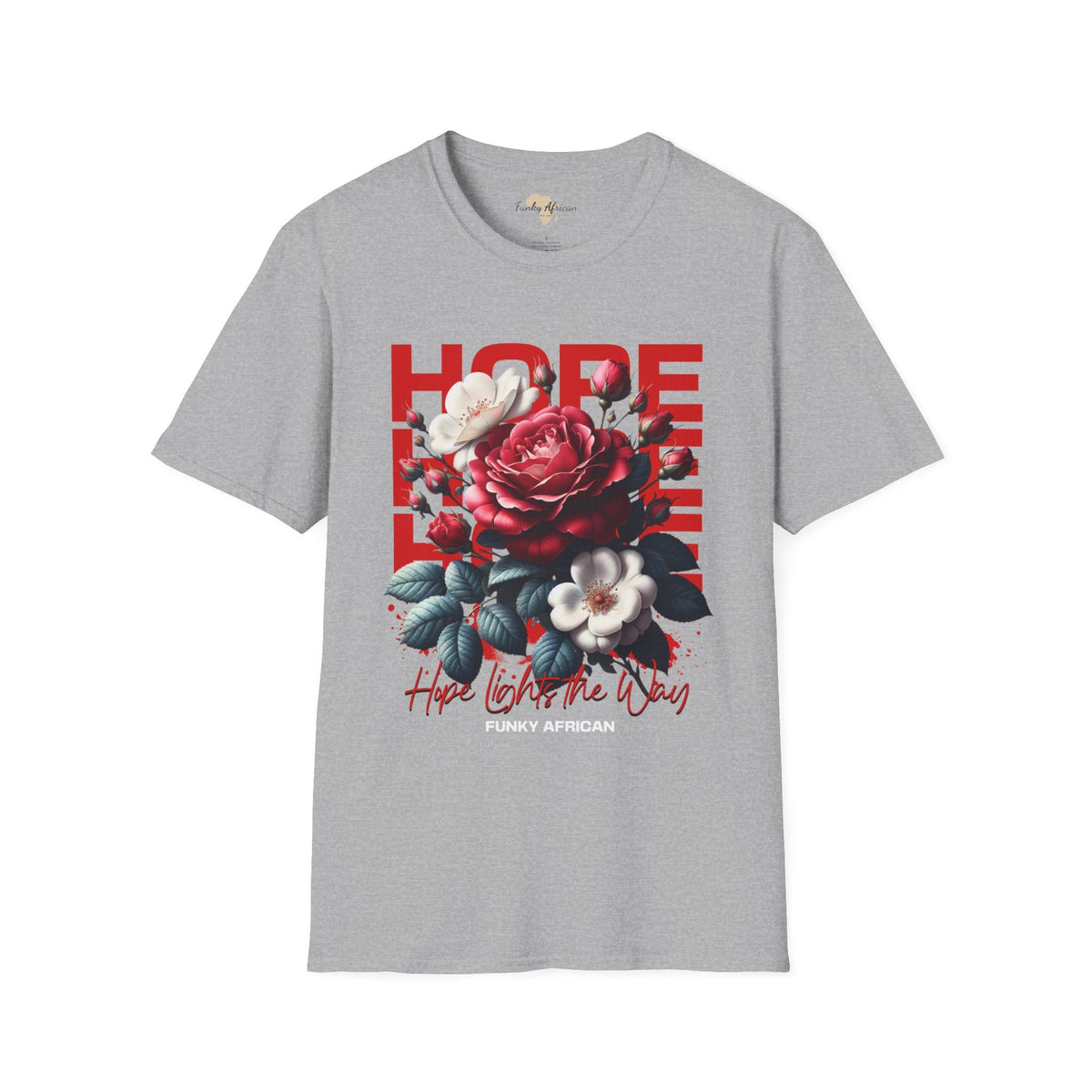 Hope lights the way unisex tee Funky African