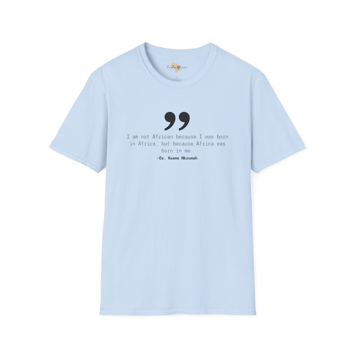 Africa in me unisex softstyle tee Funky African
