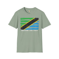 Tanzania strip unisex softstyle tee