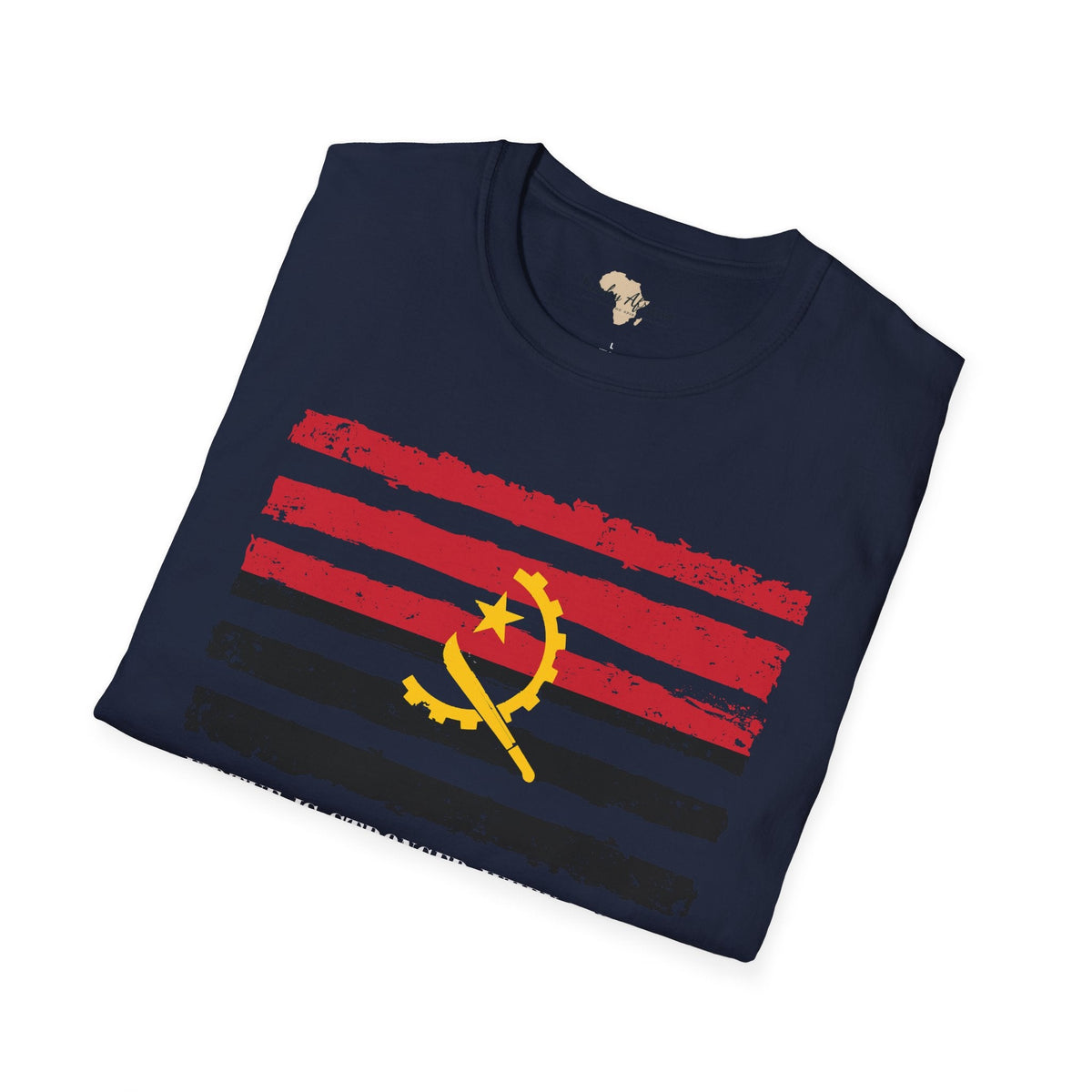 Angola strip unisex softstyle tee Funky African