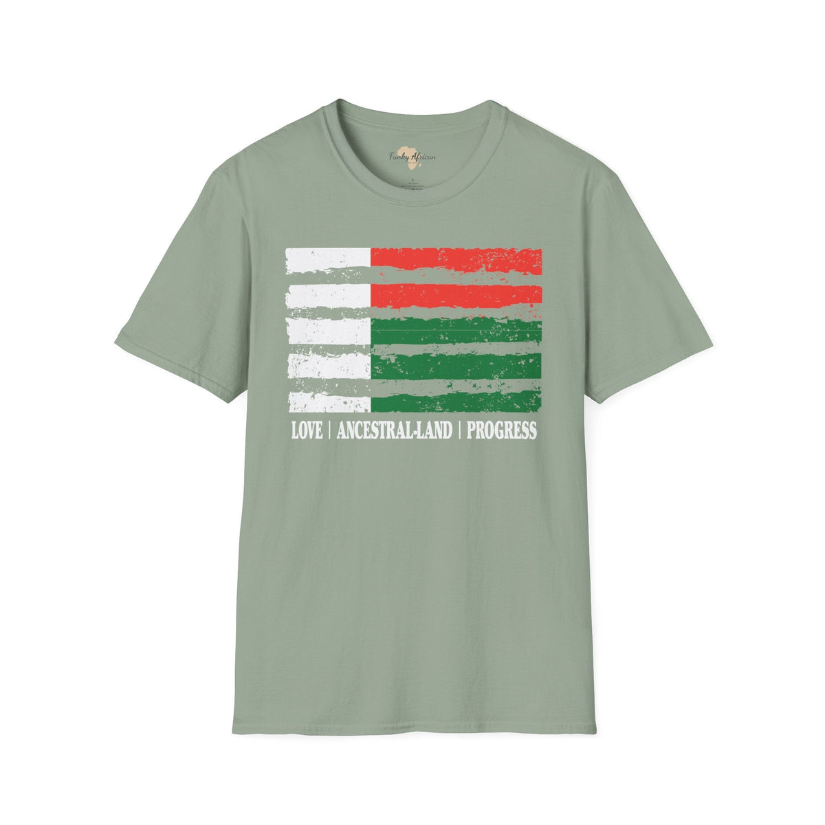 Madagascar strip unisex softstyle tee Funky African