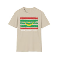 Mauritania strip unisex softstyle tee