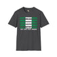 Nigeria strip unisex softstyle tee