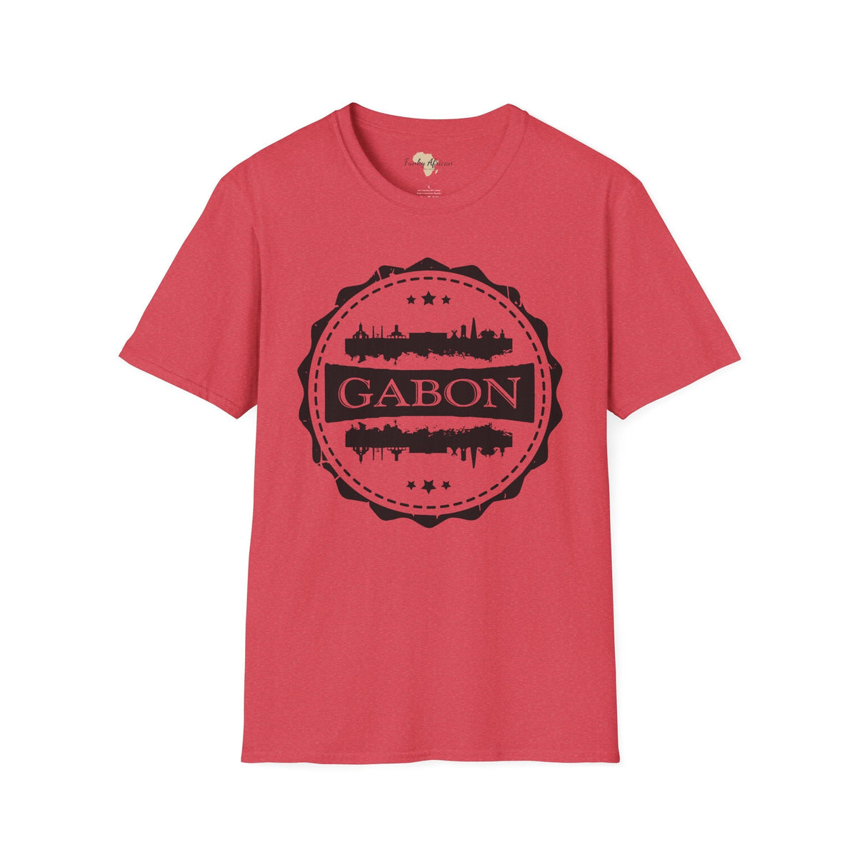 Gabon Stamp unisex tee Funky African