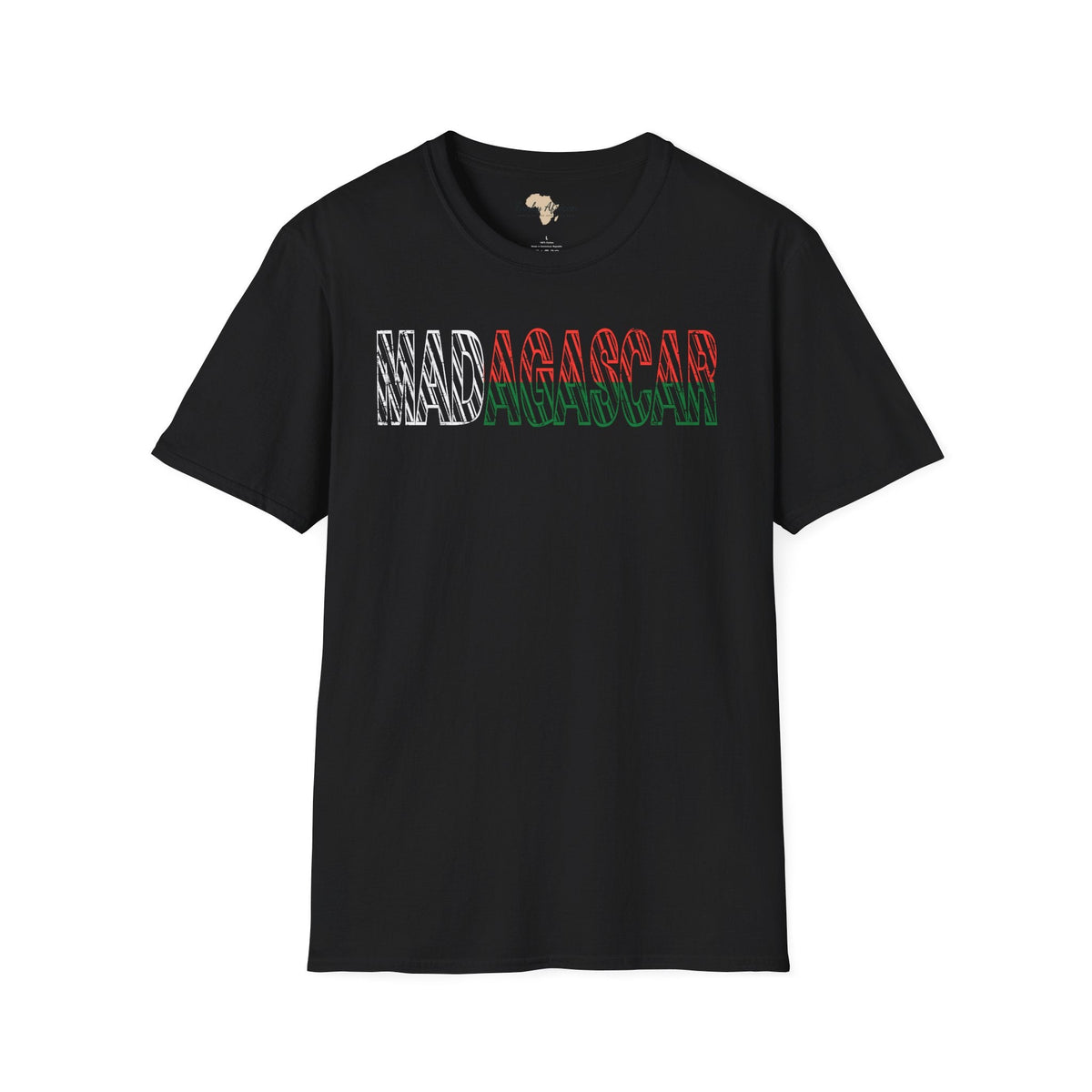Madagascar text unisex softstyle tee Funky African
