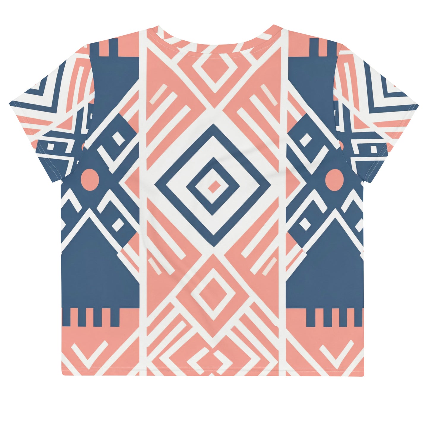 African Print Crop Tee
