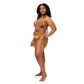 African print string bikini