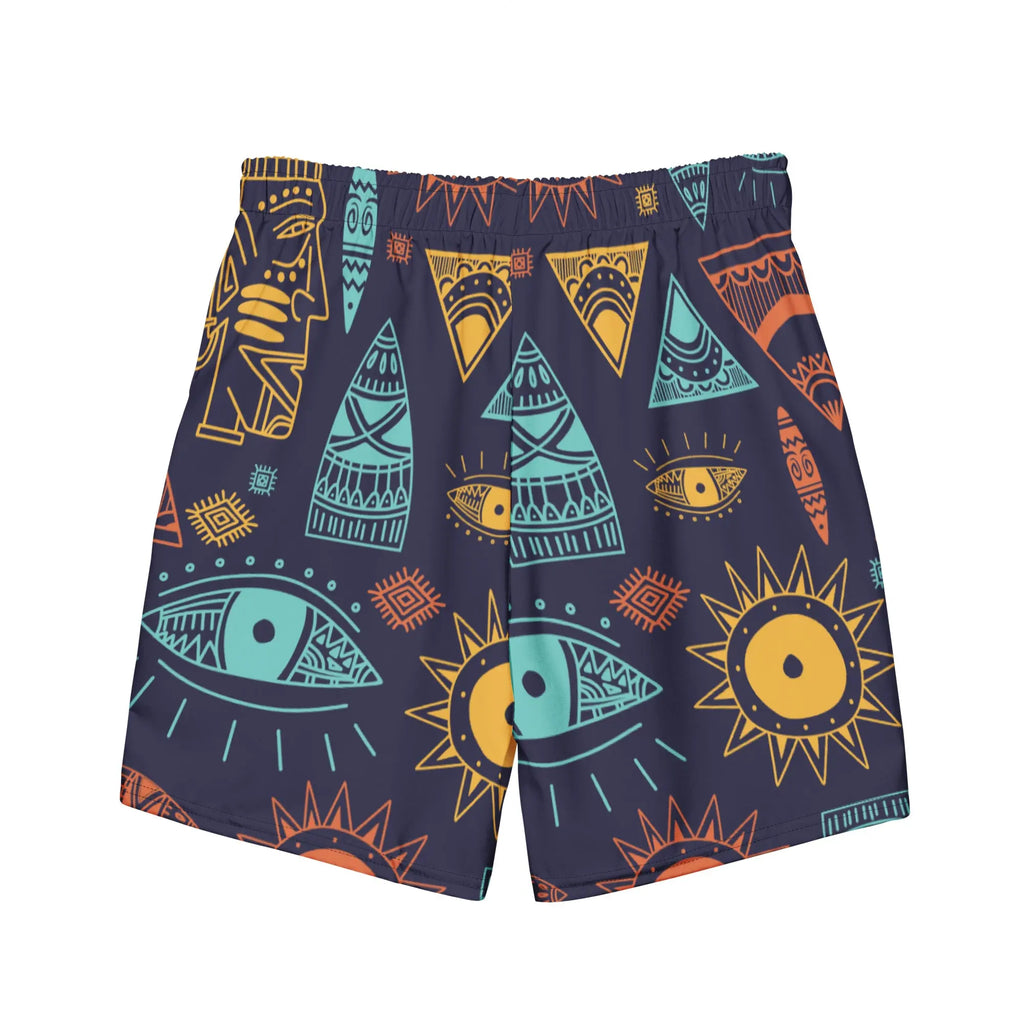 African print Men's swim trunks Funky African