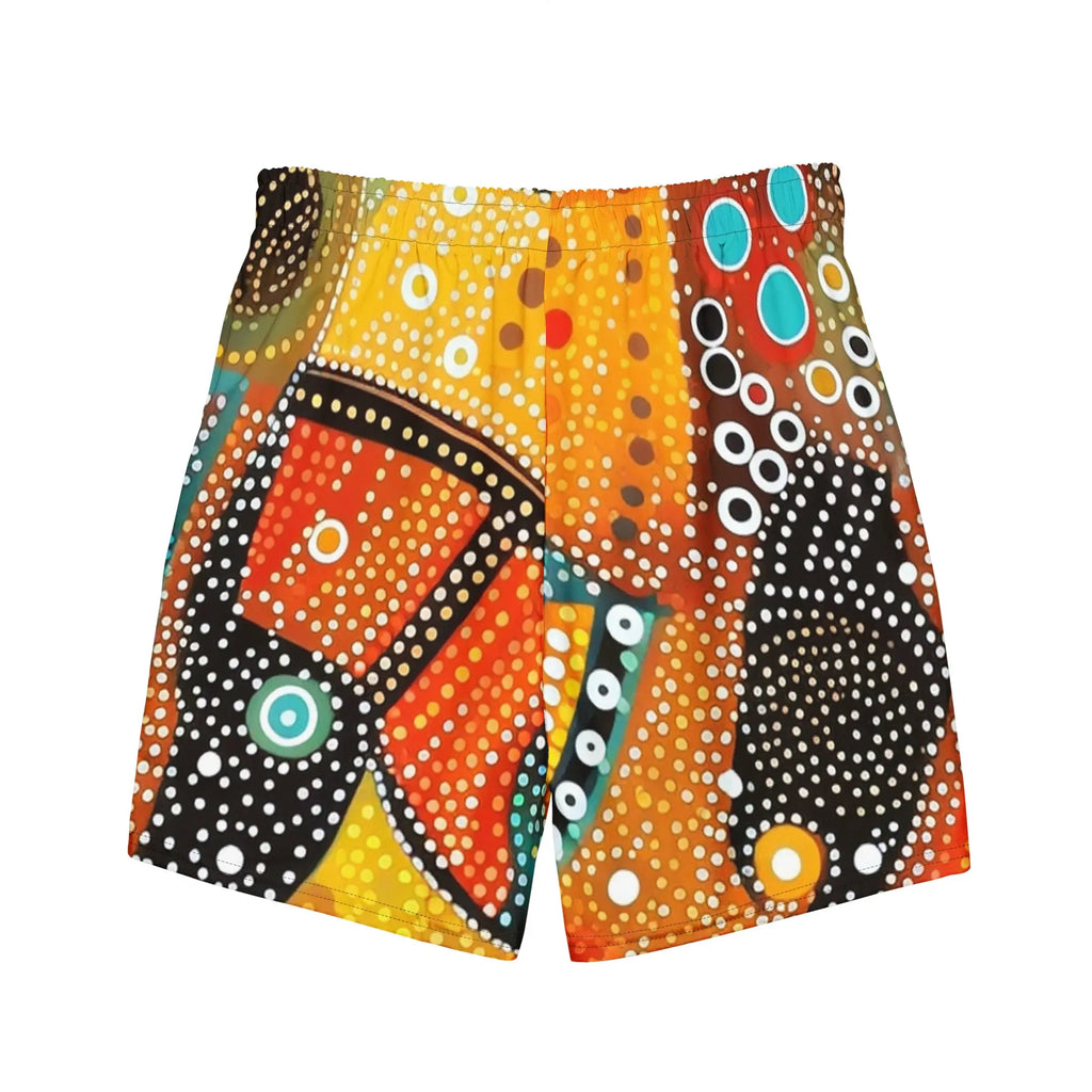 African print Men's swim trunks Funky African