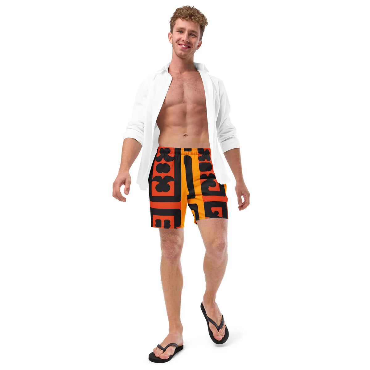 African print Men's swim trunks Funky African