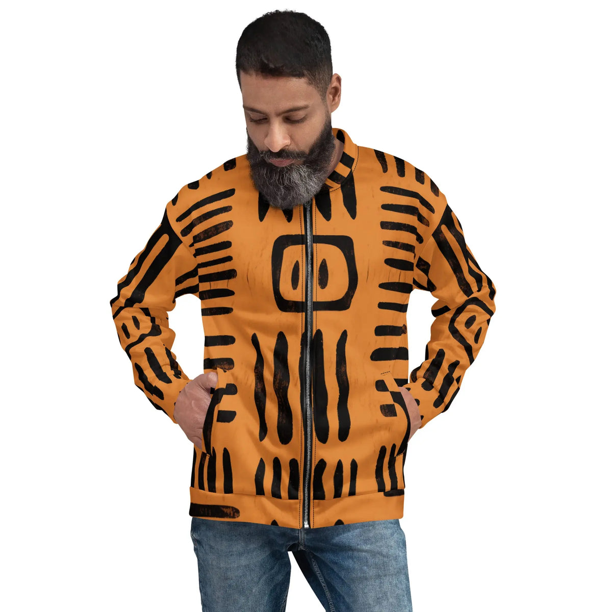 African print Unisex Bomber Jacket Funky African