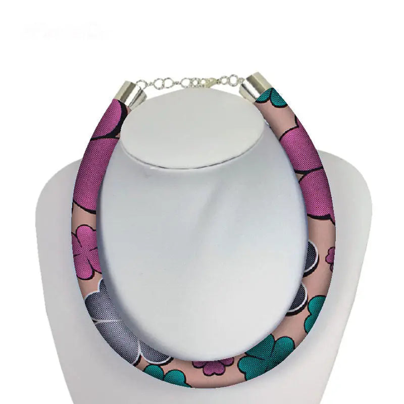 Geometric Women's African Ethnic Necklace Funky African