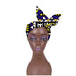 African Women Wax Cloth Cotton Turban