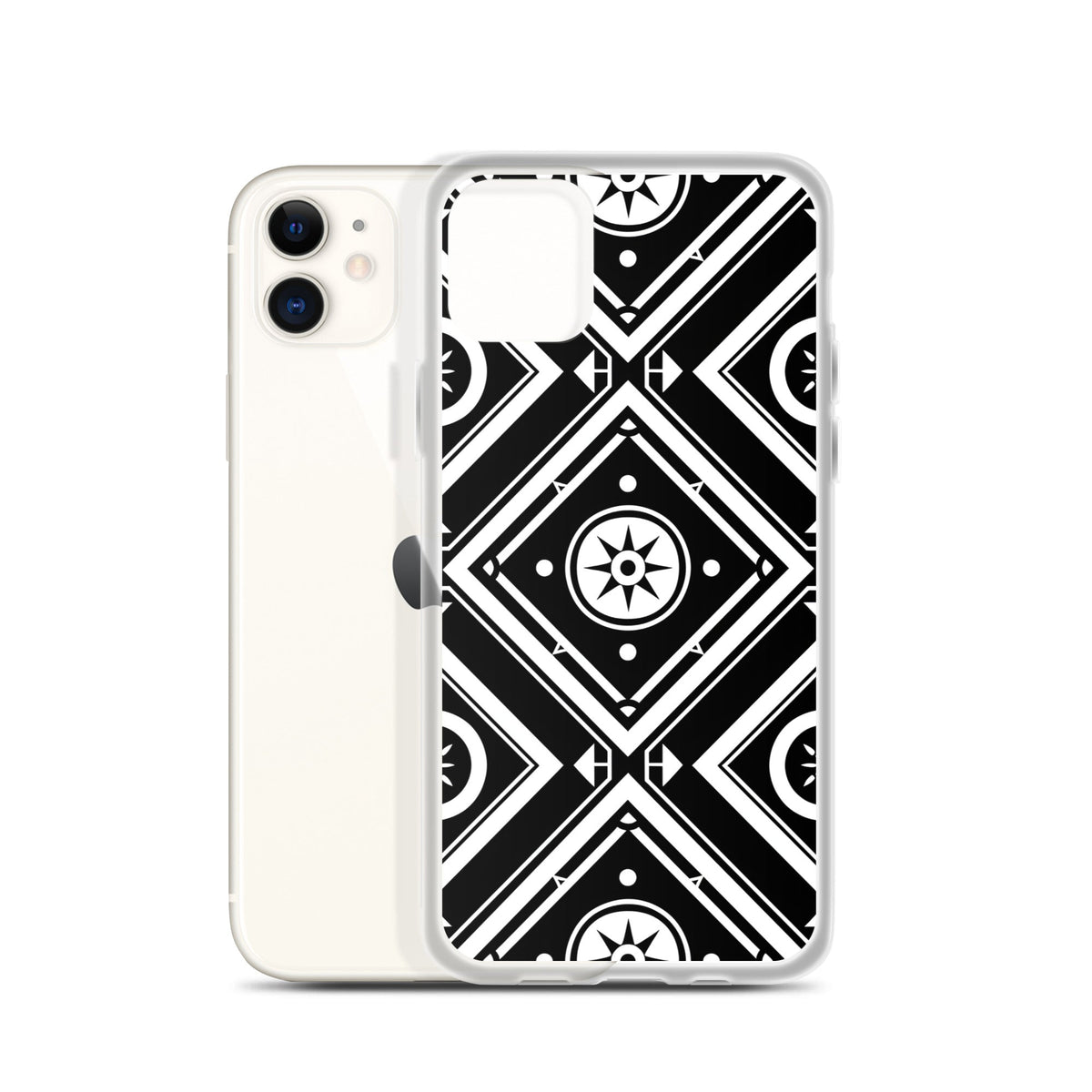 Clear Case for iPhone® Funky African