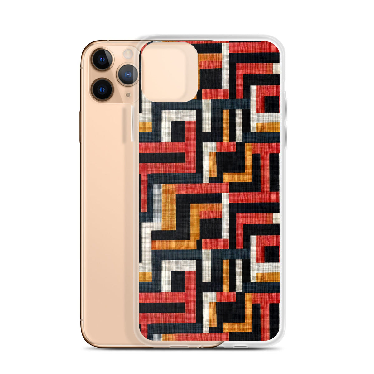 Clear Case for iPhone® Funky African