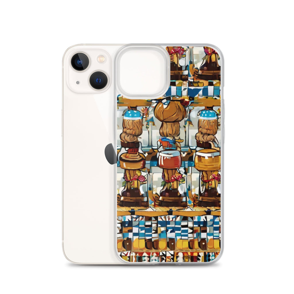 Clear Case for iPhone® Funky African