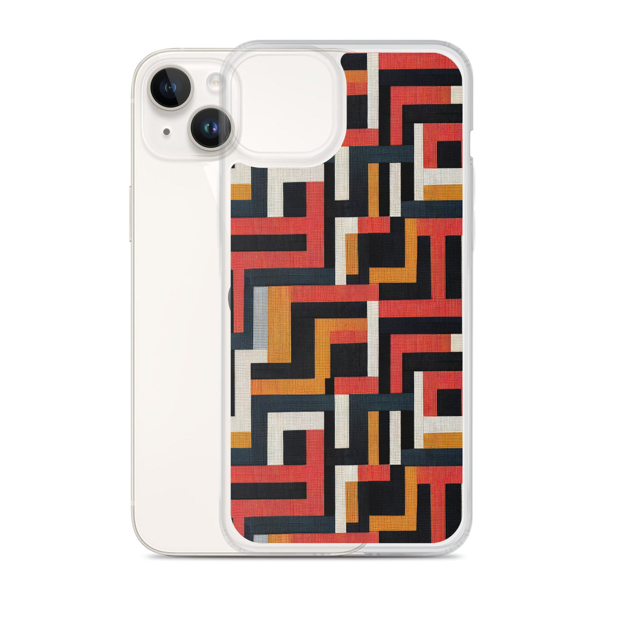 Clear Case for iPhone® Funky African