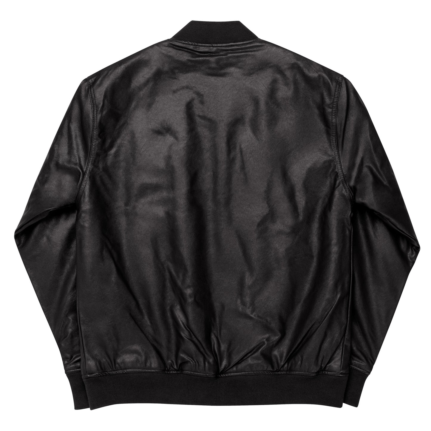 Funky African Leather Bomber Jacket