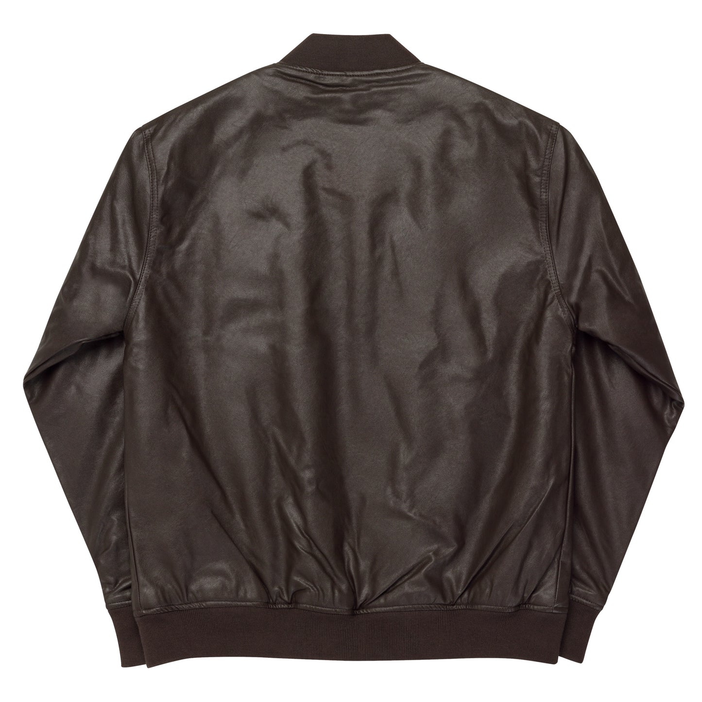Funky African Leather Bomber Jacket