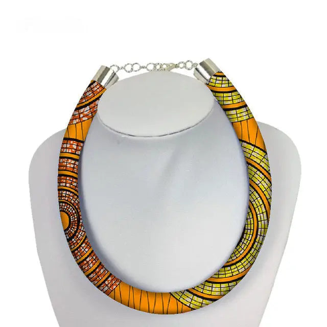 Geometric Women's African Ethnic Necklace Funky African