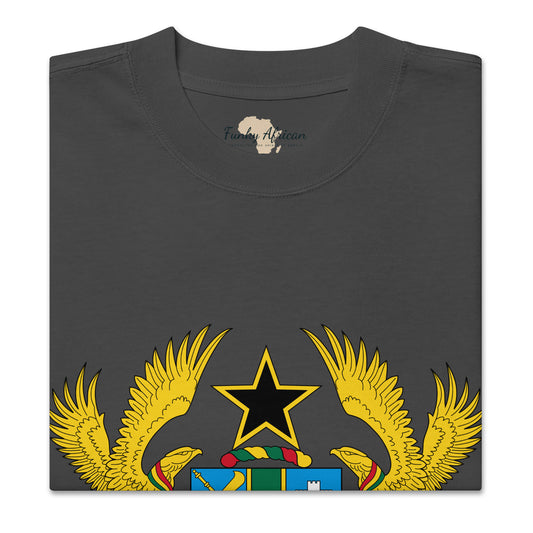 Ghana Emblem Oversized faded t-shirt