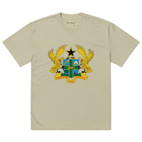 Ghana Emblem Oversized faded t-shirt