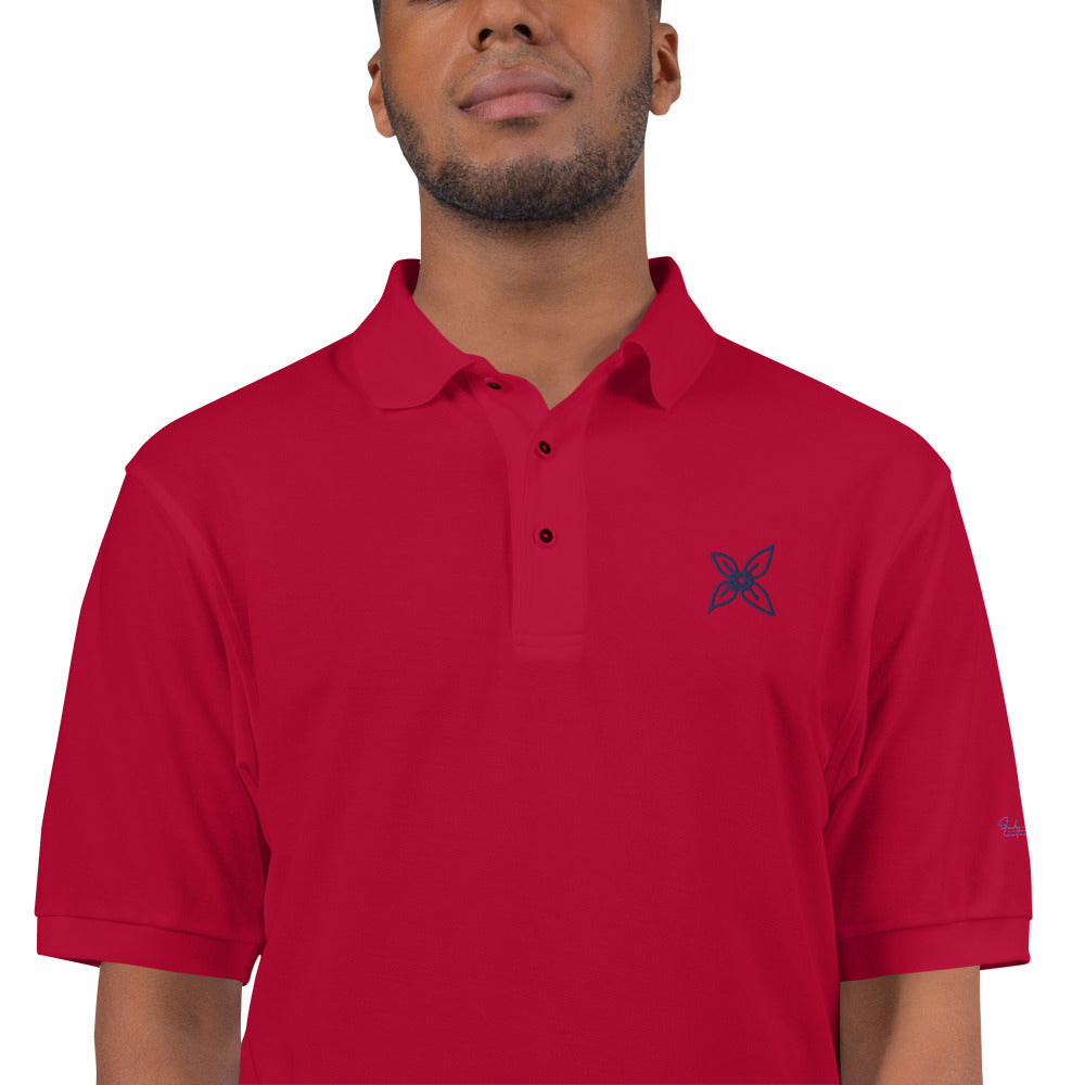 Adinkra - Supremacy Men's Premium Polo Funky African