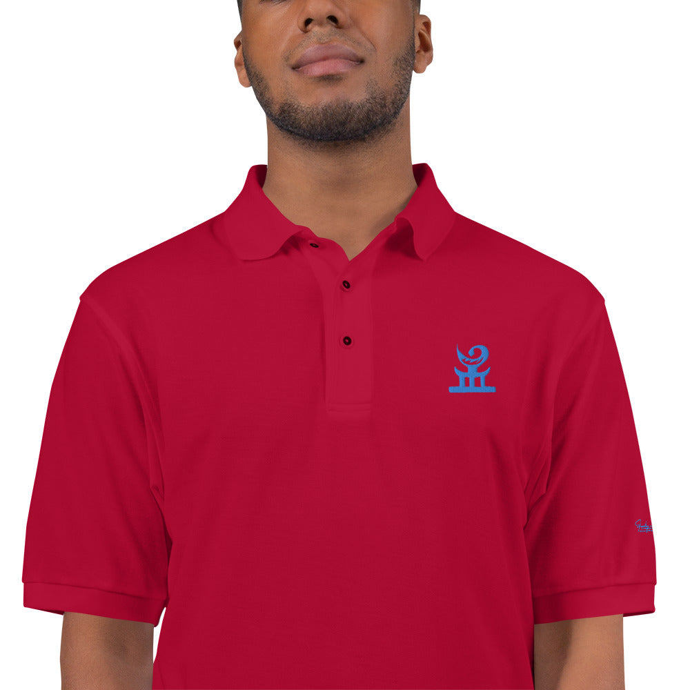 Adinkra - Remember Me Men's Premium Polo Funky African