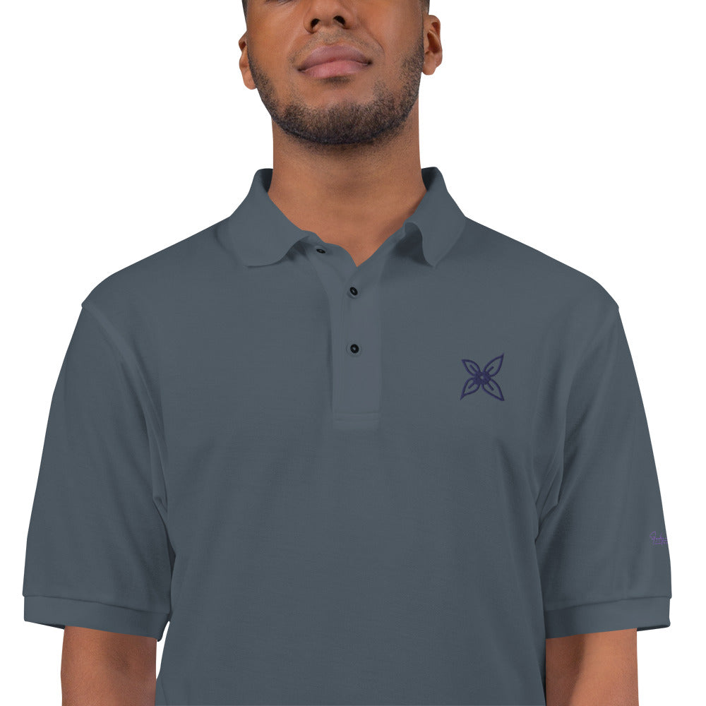 Adinkra - Supremacy Men's Premium Polo Funky African