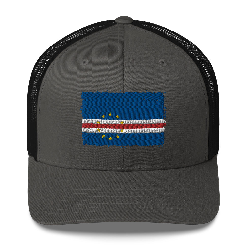 Cabo Verde 3D Embroidery Trucker Cap Funky African