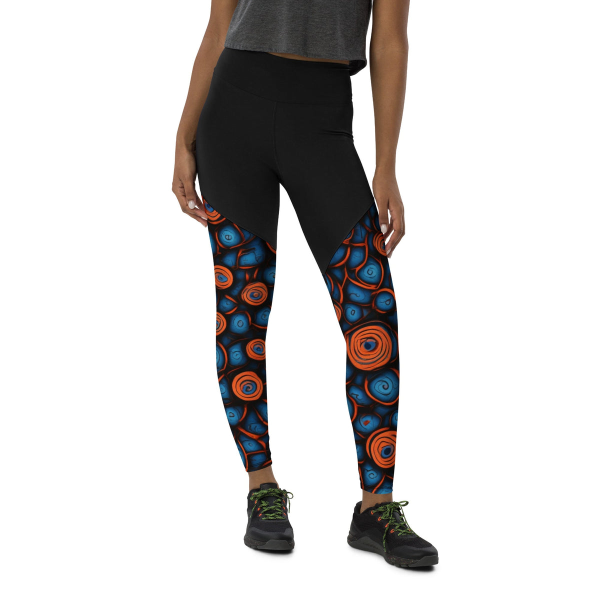 African Print Sports Leggings Funky African