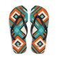 African Print Flip-Flops Funky African