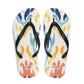 African Print Flip-Flops