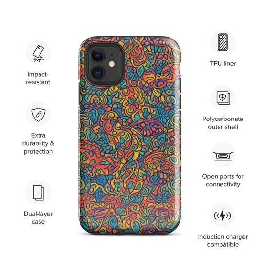 African Print Tough Case for iPhone®