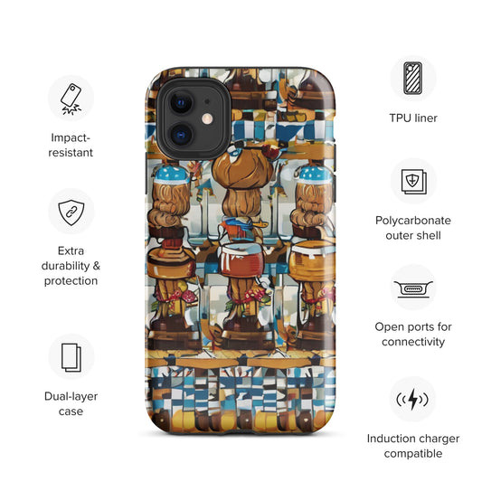 African Print Tough Case for iPhone®