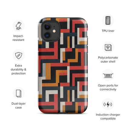 African Print Tough Case for iPhone®