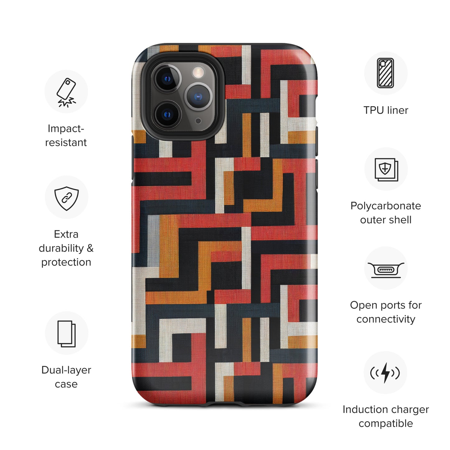African Print Tough Case for iPhone®