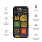 African Print Tough Case for iPhone®