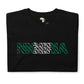 Nigerian flag text Short-Sleeve Unisex T-Shirt