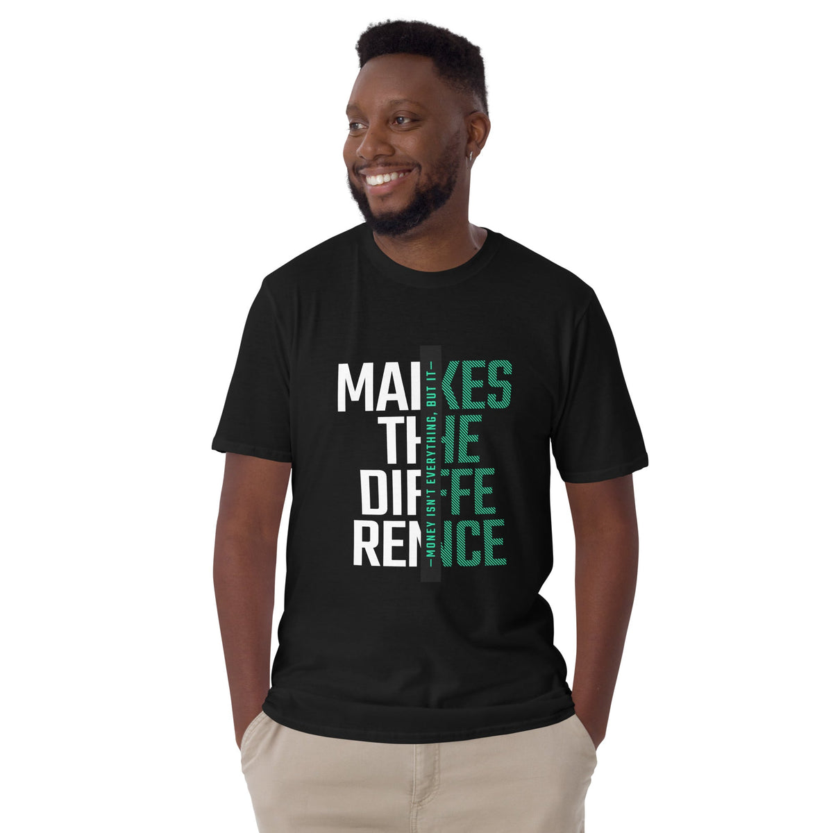 Make the difference unisex tee Funky African
