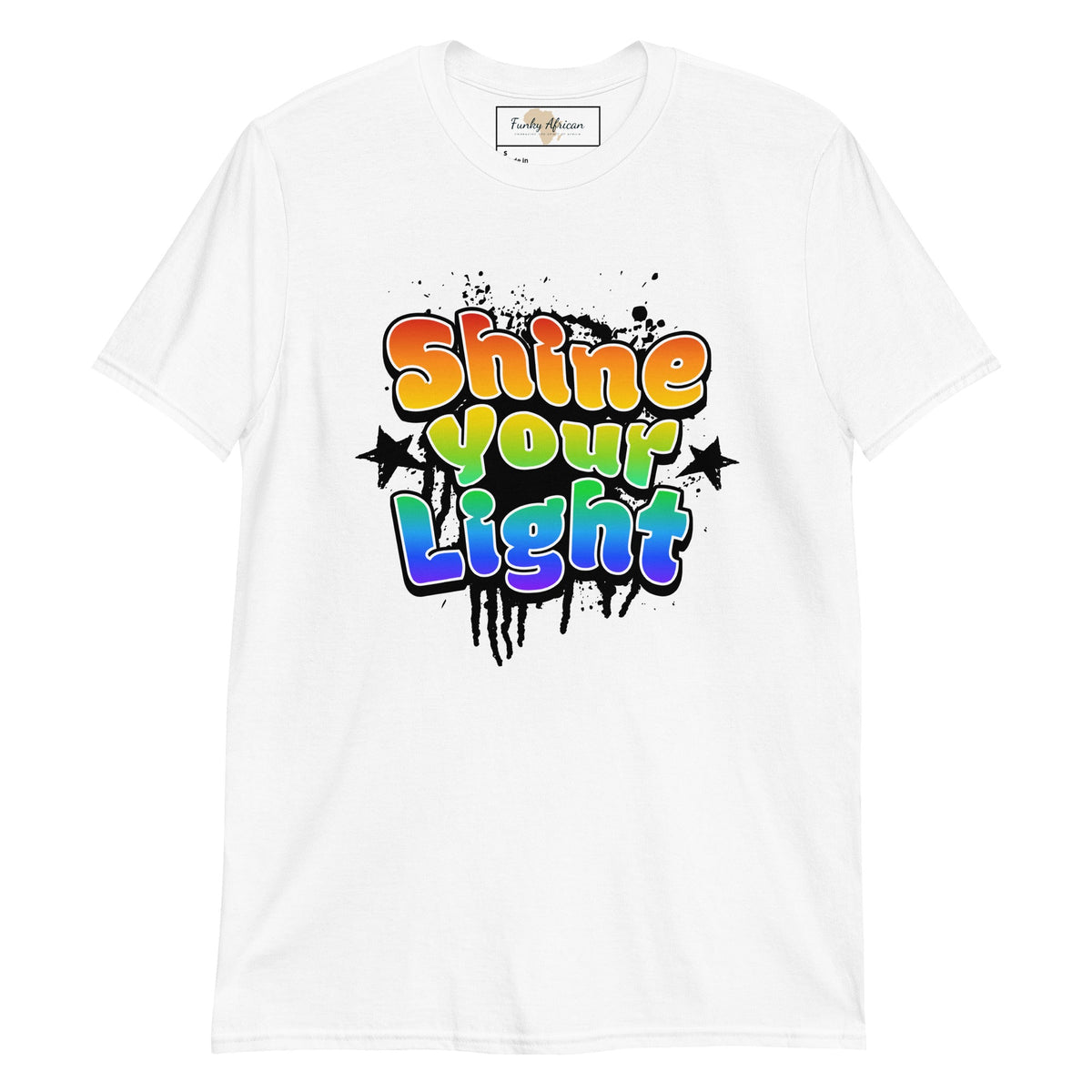 Shine your light Unisex tee Funky African