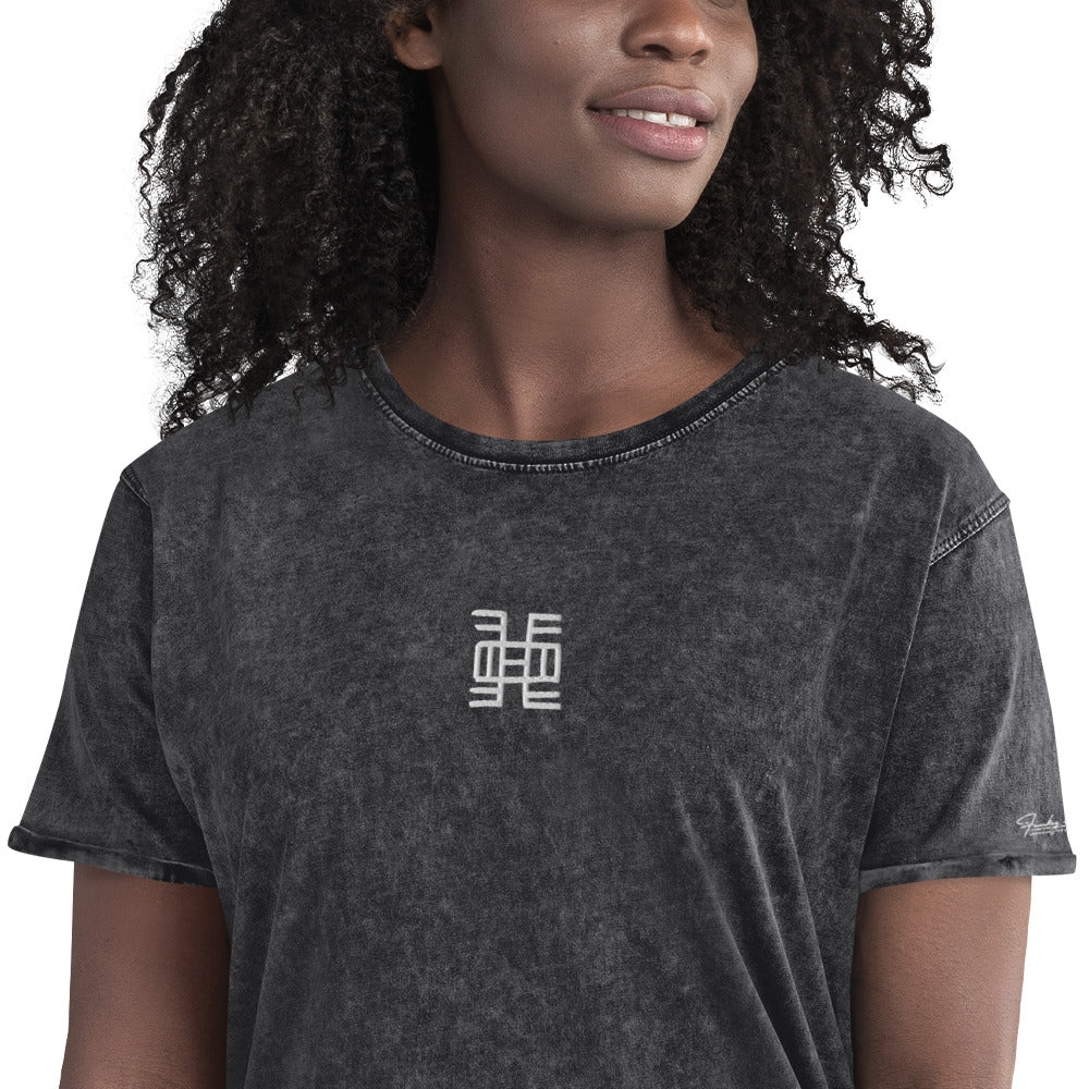 Gye Nyame Denim T-Shirt Funky African