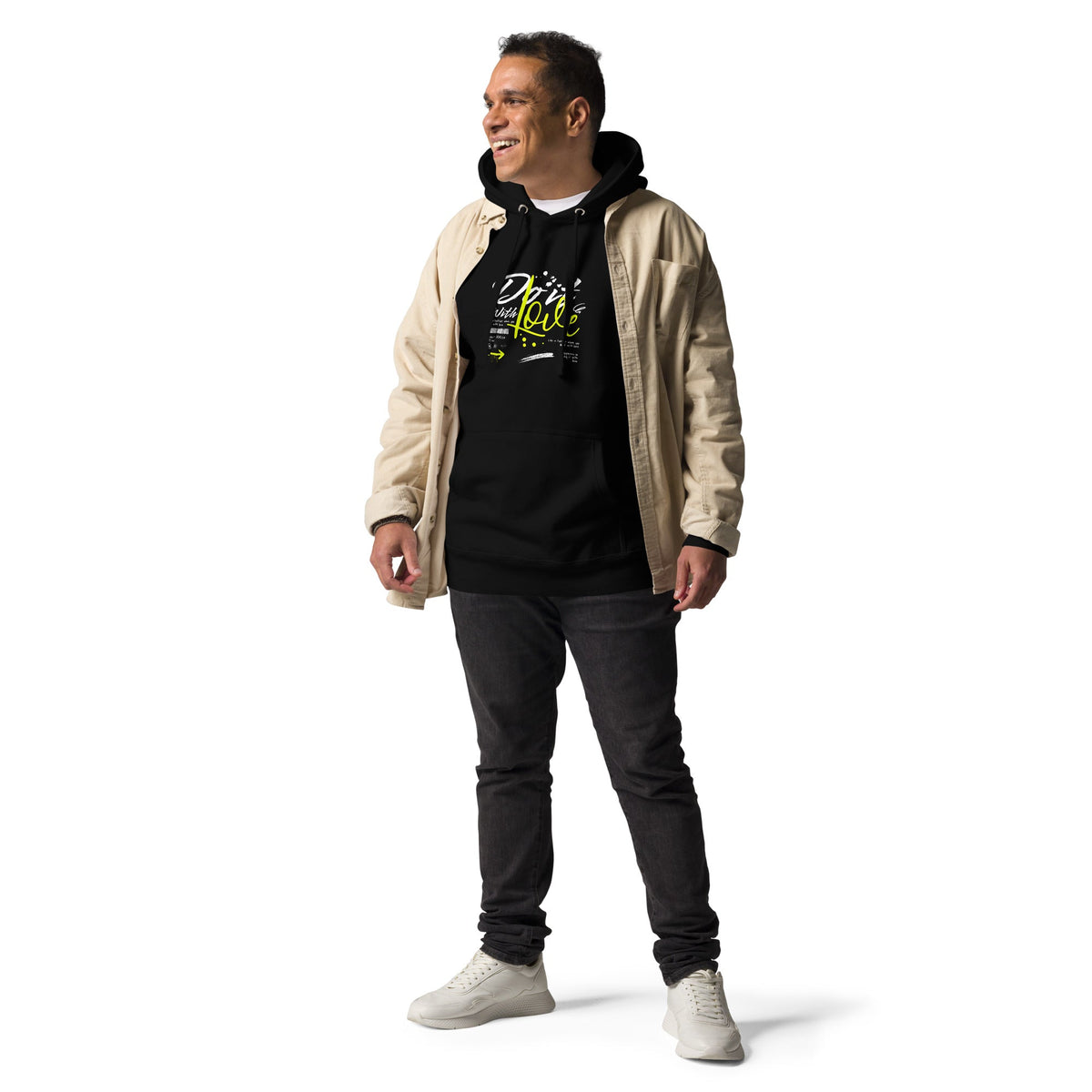 Go it with love unisex hoodie Funky African