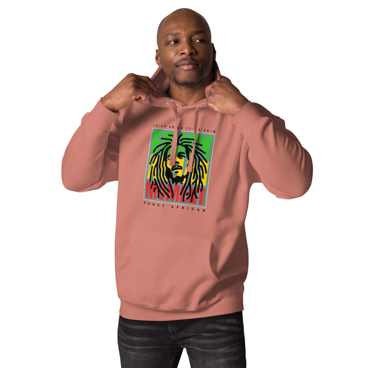 Enjoy every moment unisex hoodie Funky African