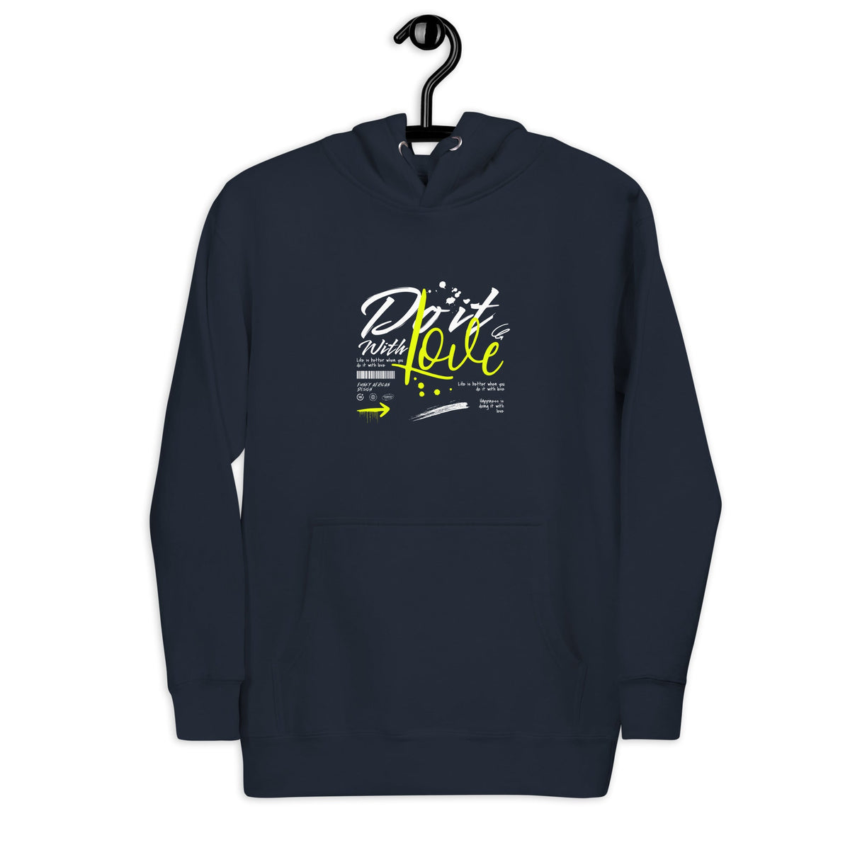 Go it with love unisex hoodie Funky African