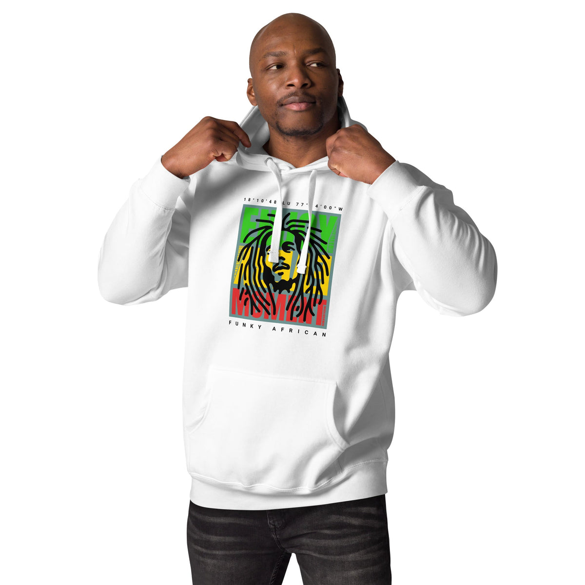 Enjoy every moment unisex hoodie Funky African