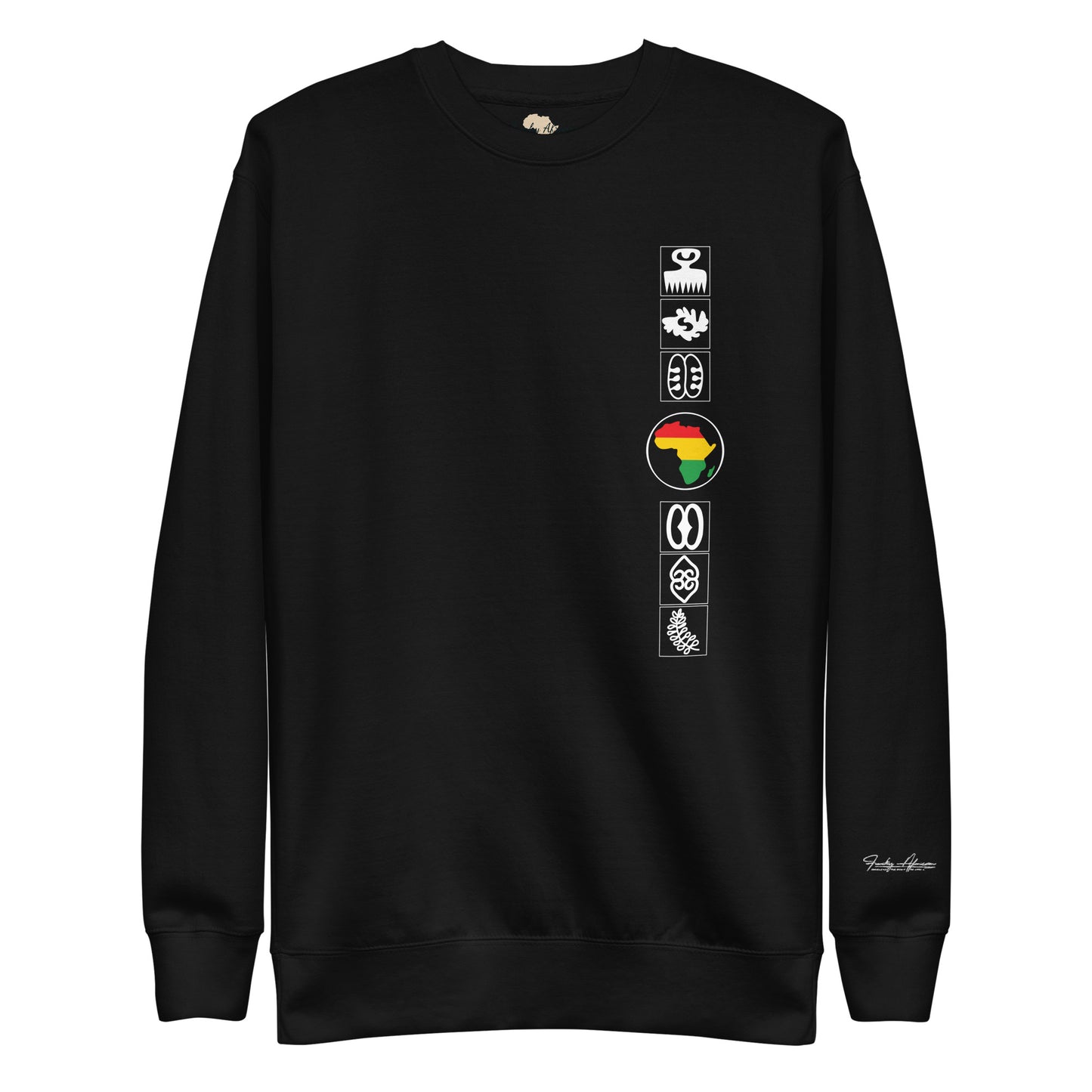 Adinkra Sided Unisex Premium Sweatshirt