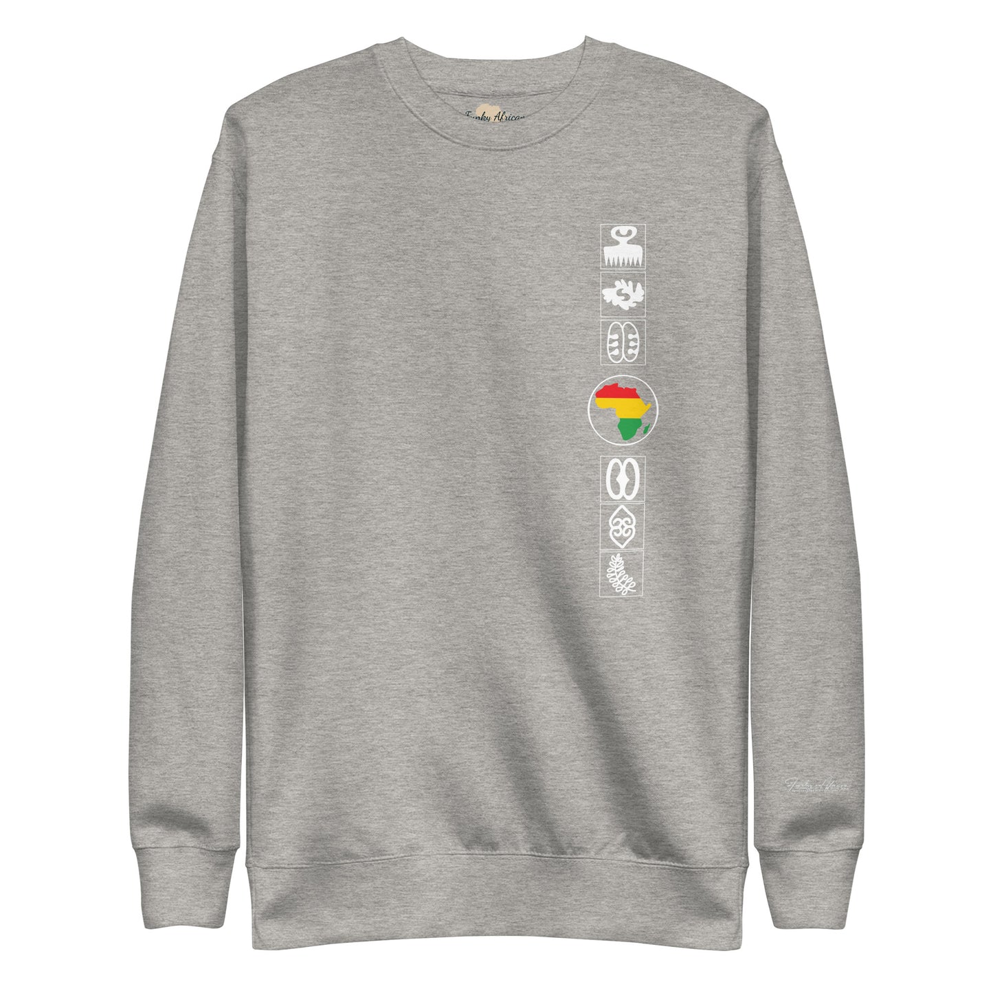 Adinkra Sided Unisex Premium Sweatshirt