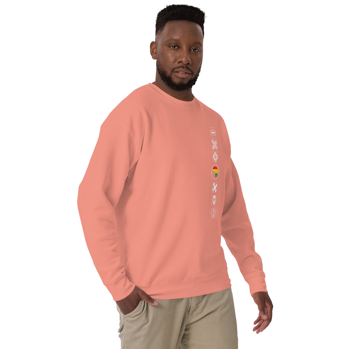 Adinkra Sided Unisex Premium Sweatshirt
