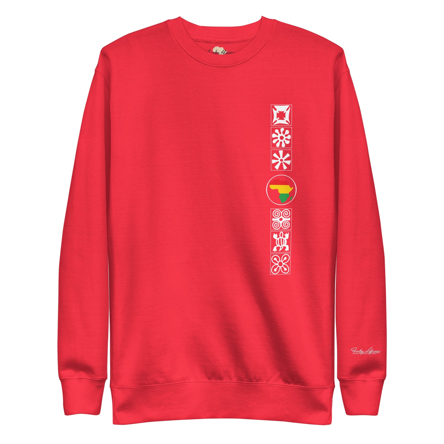 Adinkra Sided Unisex Premium Sweatshirt